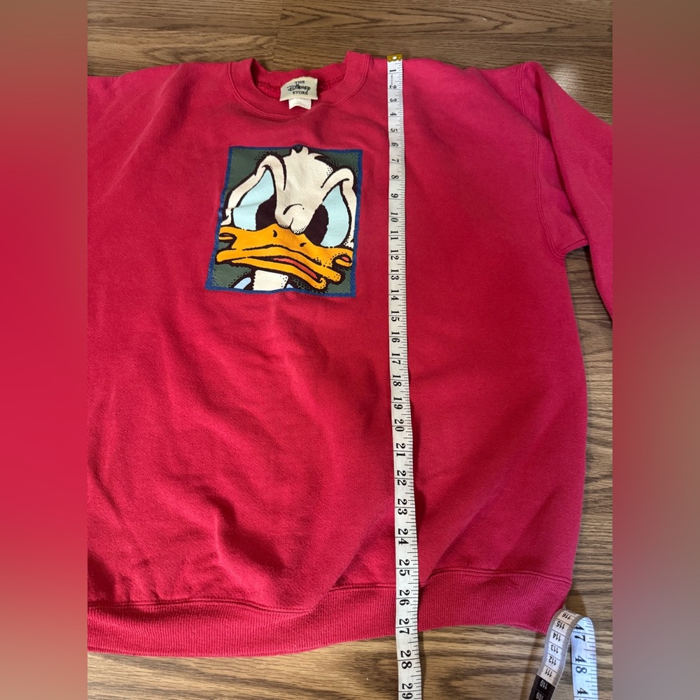 Vintage 1990s Disney Store Garment Featuring A Graphic Of Donald View 3